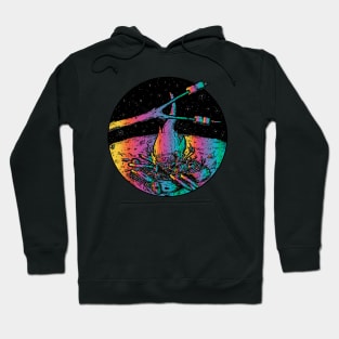 marshmallow moon bonfire Hoodie